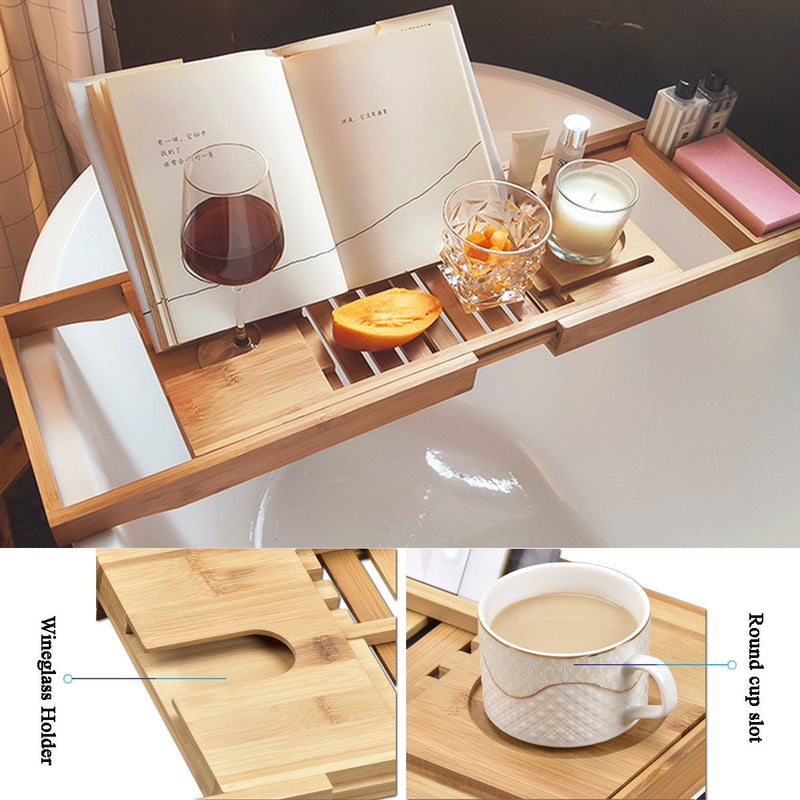 BJUTEE Bamboo Bathtub Tray™