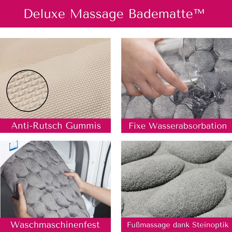 BJUTEE Deluxe Massage Badematte™